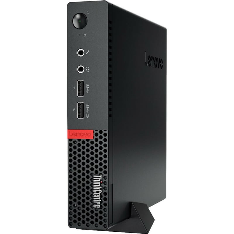 Lenovo ThinkCentre M710q 10MQS6SE00 Desktop Computer - Intel Core i5 7th Gen i5-7500T - 8 GB - 500 GB HDD - Tiny - Black
