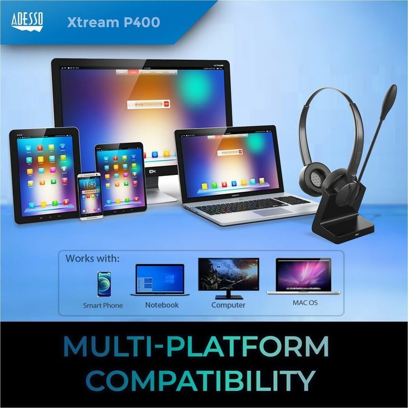 BT HEADSET WITH MIC CHARGING DOCK - Thumbnail 4