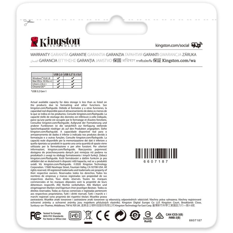 Kingston DataTraveler Exodia 64GB USB 3.2 (Gen 1) Flash Drive - Thumbnail 3