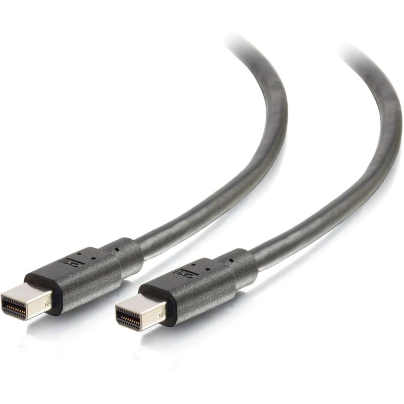 C2G 6ft Mini DisplayPort Cable - Mini DP Cable - 4K 30Hz - White - M/M - Thumbnail 1