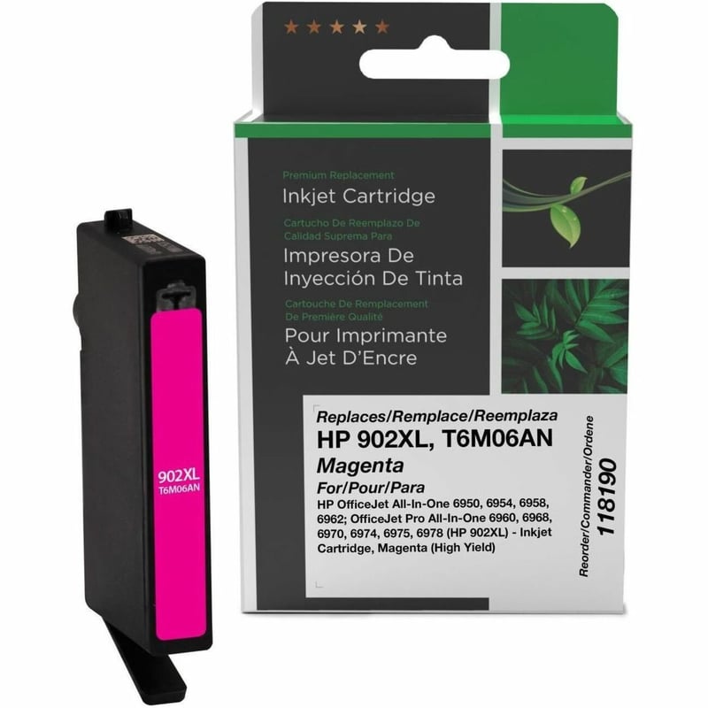 Clover Imaging Remanufactured High Yield Magenta Ink Cartridge for HP 902XL (T6M06AN) - Thumbnail 1