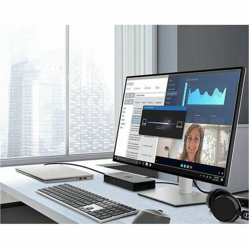 DELL WD22TB4 180W THUNDERBOLT DOCKING STATION - Thumbnail 3