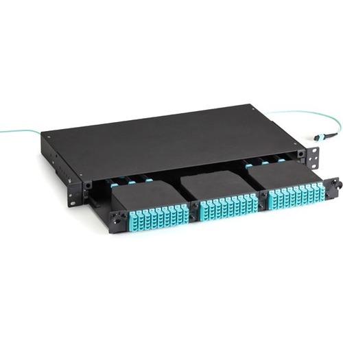 Black Box Fiber Optic High Density MTP Enclosure - 3-Slot, 1U - Thumbnail 1