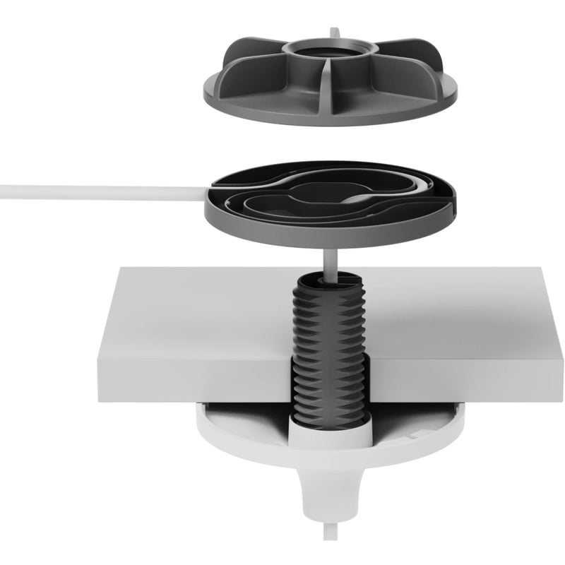 Logitech Ceiling Mount for Microphone - White - Thumbnail 1