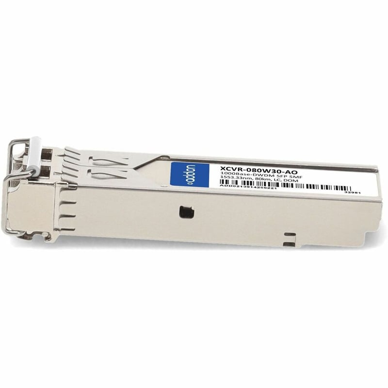 AddOn Ciena® XCVR-080W30 Compatible TAA 1000Base-DWDM SFP Transceiver C-Band 100GHz (SMF, 1553.33nm, 80km, LC, DOM, -40 to 85C) - Thumbnail 2