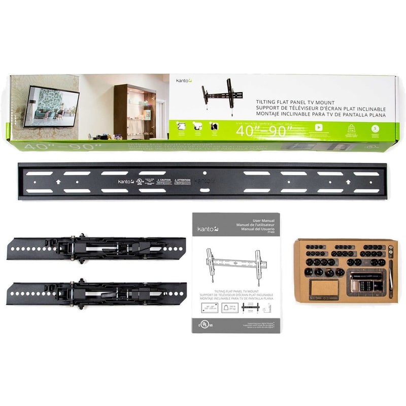 Kanto Wall Mount for Flat Panel Display - Black - Thumbnail 4