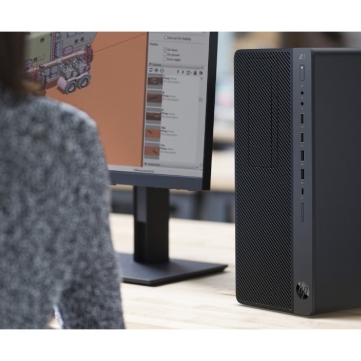 HP Z1 G5 Workstation - Intel Core i7 9th Gen i7-9700 - 16 GB - 256 GB SSD - Tower - Thumbnail 3