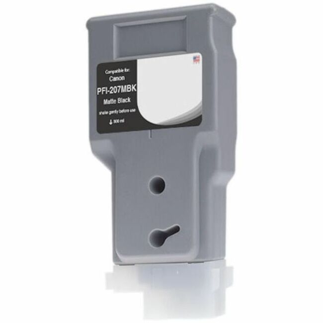 WF Non-OEM New Matte Black Wide Format Ink Cartridge for Canon PFI-207 (8788B001AA) - Thumbnail 1