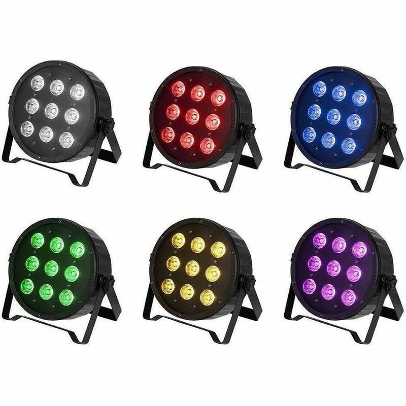 LED FLAT PAR LIGHT (RGBW) 10-WATT X 9 - Thumbnail 2
