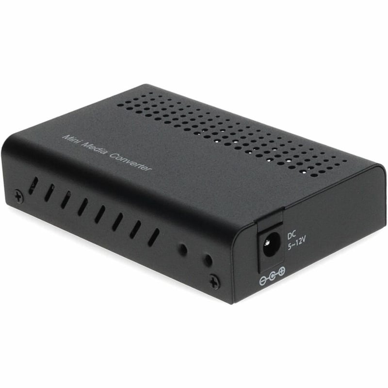 AddOn 10/100/1000Base-TX(RJ-45) to Open SFP Port Mini Media Converter - Thumbnail 3