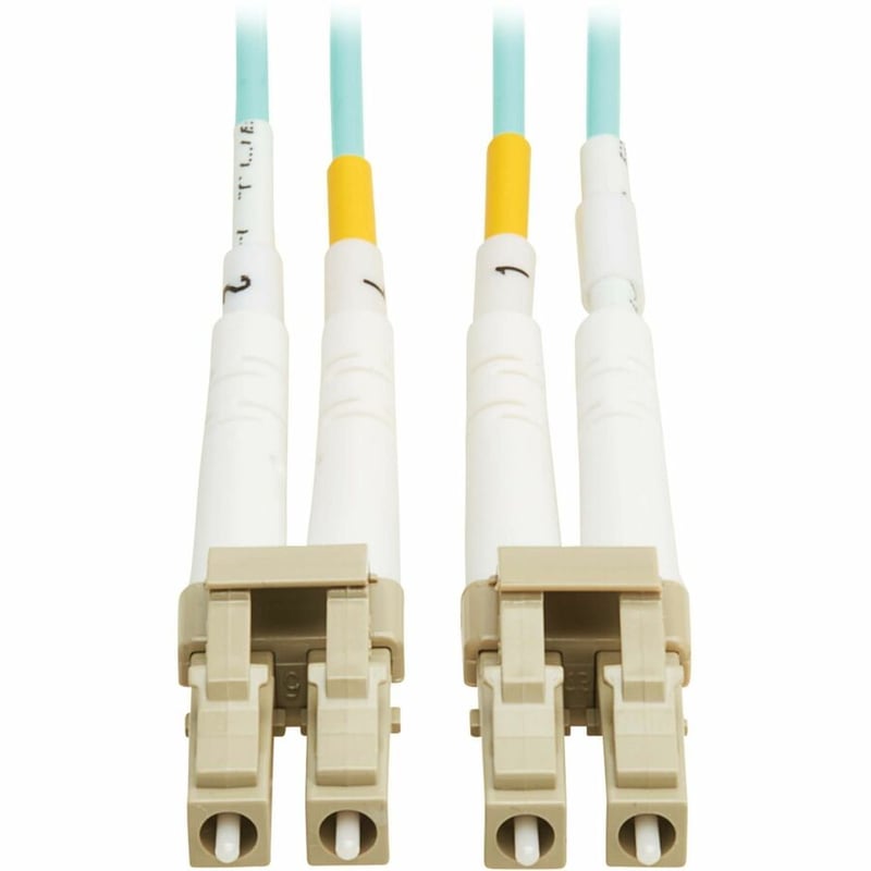 FIBER CABLE 10GB/40GB/100GB MMF 50 OM4 LSZH LC/LC AQUA 3M TAA - Thumbnail 2