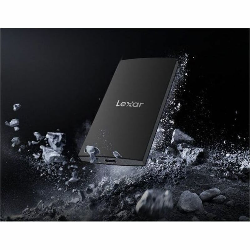 LEXAR, SL300 PORTABLE SSD, 1TB, BLACK - Thumbnail 5