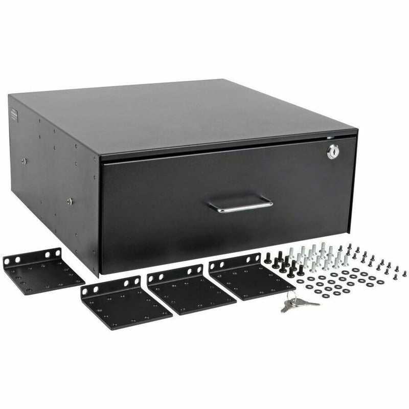 Tripp Lite by Eaton 4U Locking Rackmount Storage Drawer Rack Enclosures/ Open Frame