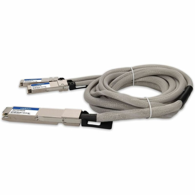 AddOn Mellanox® Compatible 400GBase-CU OSFP to 2xQSFP56 Direct Attach Cable (Passive Twinax, 3m) - Thumbnail 2