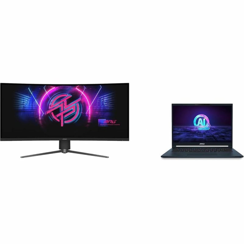 MPG 346CQRF X24 GAMING MONITOR 34IN RAPID VA 3440X1440 UWQHD 240HZ - Thumbnail 2