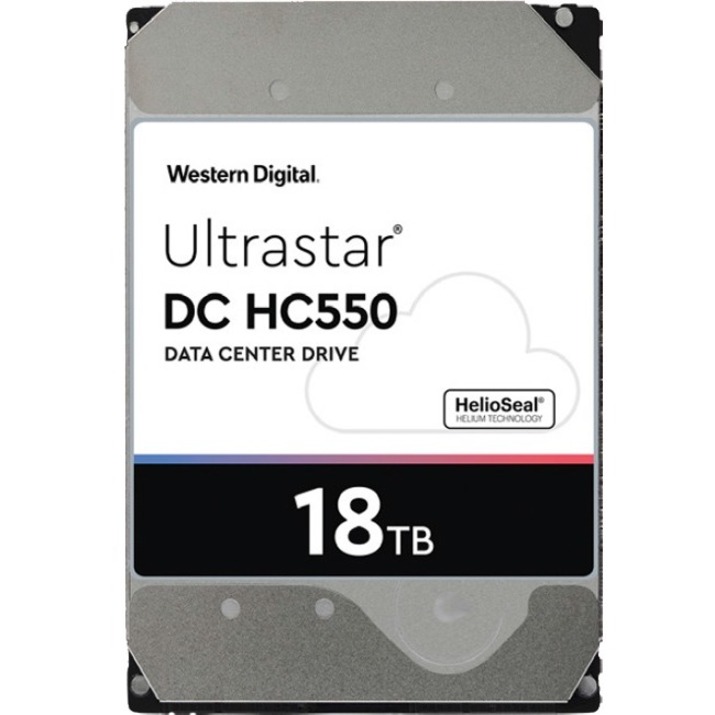 Western Digital Ultrastar DC HC550 18 TB Hard Drive - 3.5" Internal - SAS (12Gb/s SAS) - Thumbnail 2