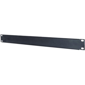 19" Blank Panel, 1U, Black - Thumbnail 1