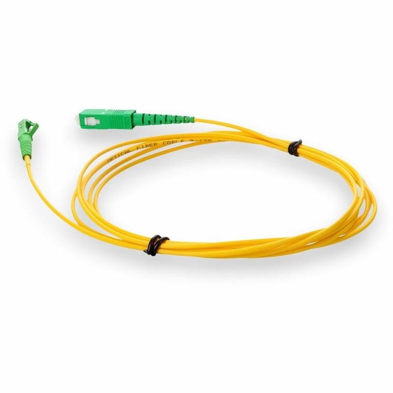 AddOn 3m ALC to ASC Yellow OS2 Simplex OFNR (Riser-Rated) SMF Fiber Patch Cable - Thumbnail 3