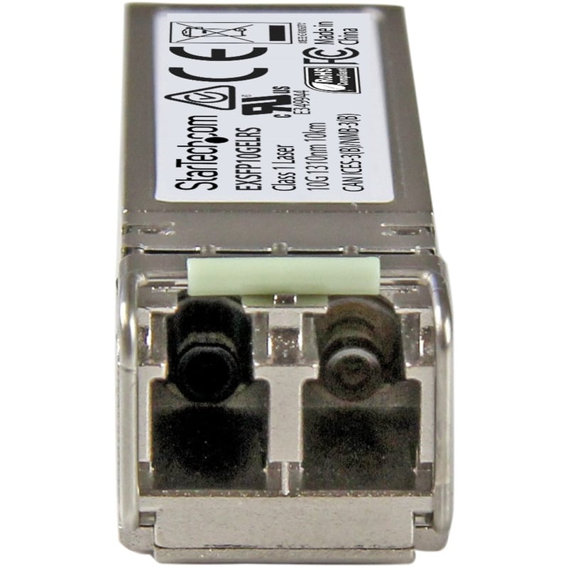 StarTech.com Juniper EX-SFP-10GE-LR Compatible SFP+ Module - 10GBASE-LR - 10GE SFP+ 10GbE Single Mode Fiber SMF Optic Transceiver 10km DDM - Thumbnail 2