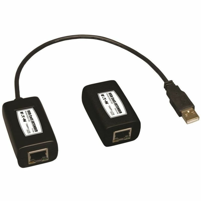 Tripp Lite by Eaton 1-Port USB over Cat5/Cat6 Extender Transmitter and Receiver up to 150 ft. (45.72 m) TAA - Thumbnail 1