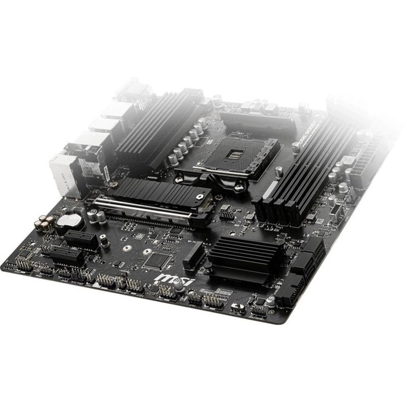 MSI B550M PRO-VDH WIFI Desktop Motherboard - AMD B550 Chipset - Socket AM4 - Micro ATX - Thumbnail 4