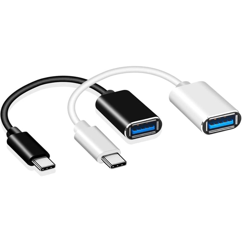 4XEM USB-C Male to USB-A Female Adapter Black - Thumbnail 5