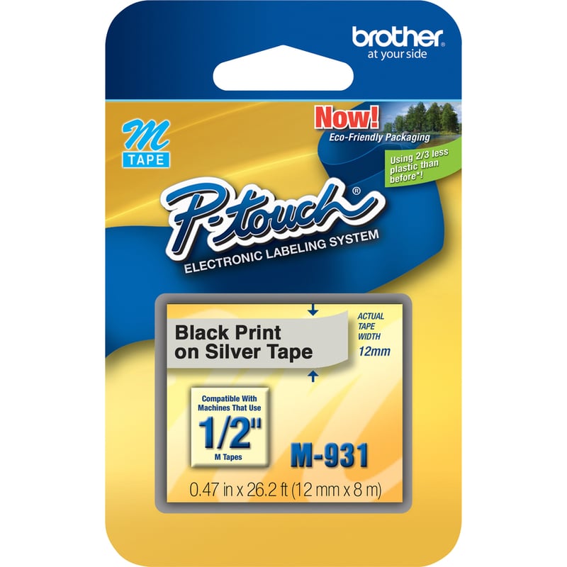 Brother P-touch Nonlaminated M Series Tape Cartridge - Thumbnail 2