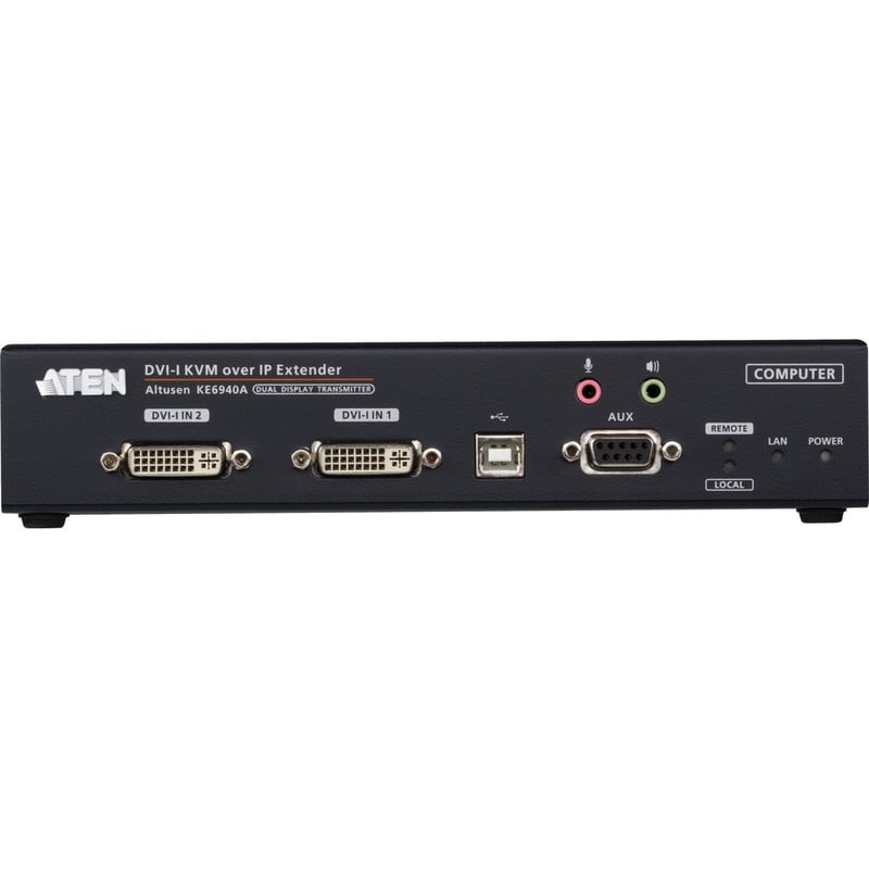 ATEN DVI-I Dual Display KVM over IP Transmitter - Thumbnail 2