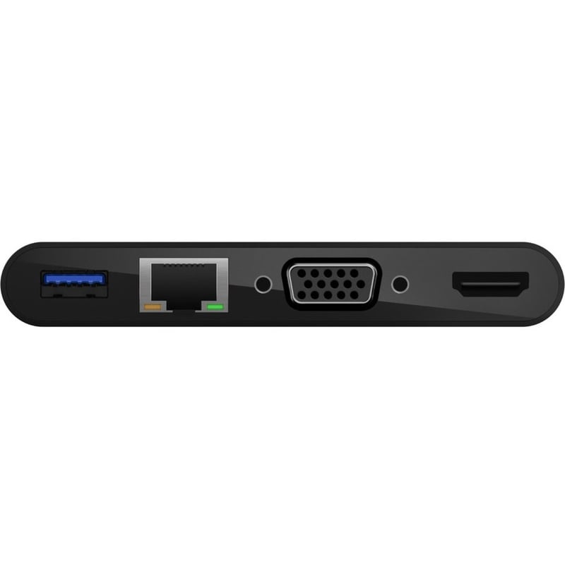 Belkin USB-C Multiport Adapter, USB-C to HDMI - USB A 3.0 - VGA - Ethernet, up 4k Resolution - Thumbnail 5
