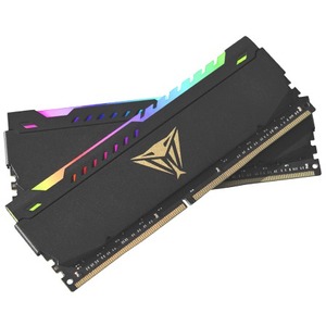 PATRIOT V4S RGB 16GB 3200MT/S CL18 VIPER STEEL RGB BLACK HS DUAL - Thumbnail 1