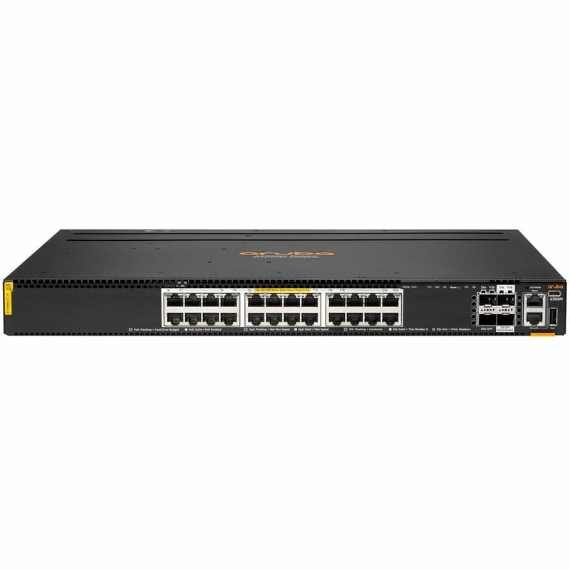 HPE ANW 6300M 24SR5 CL6 POE 4SFP56 TAA PL-WB - Thumbnail 1