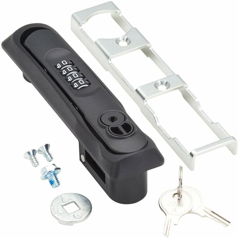Eaton Tripp Lite Series SmartRack Locking Door Handle for Server Rack Cabinets - Front and Back Doors, 4-Digit Combination Lock, SFIC Lock Core, 2 Keys - Thumbnail 4