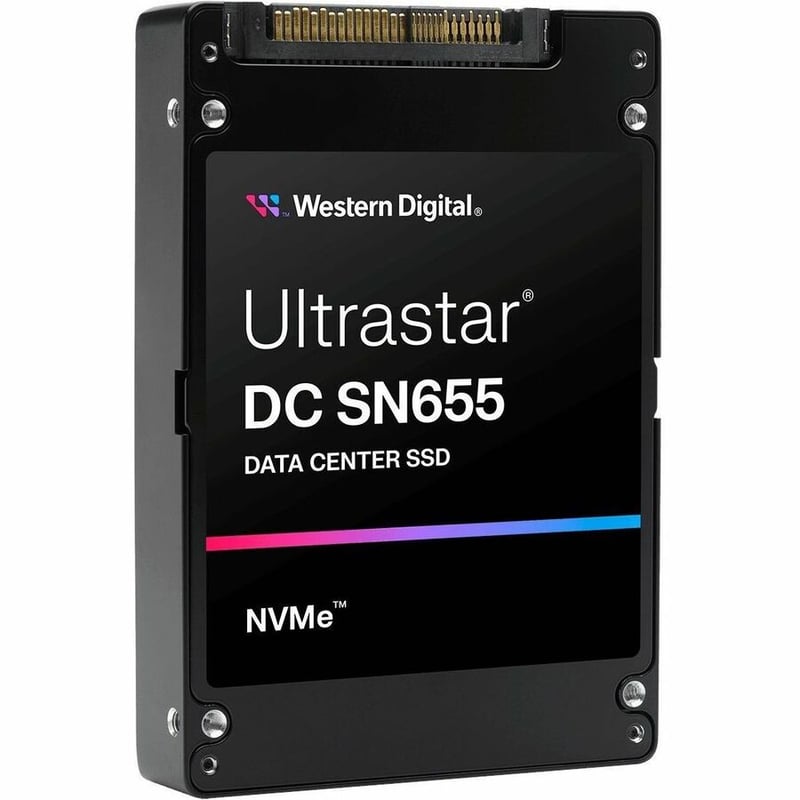 WD Ultrastar DC SN655 WUS5EA176ESP7E1 7.68 TB Solid State Drive - U.3 15 mm Internal - PCI Express NVMe (PCI Express NVMe 4.0) - Thumbnail 2