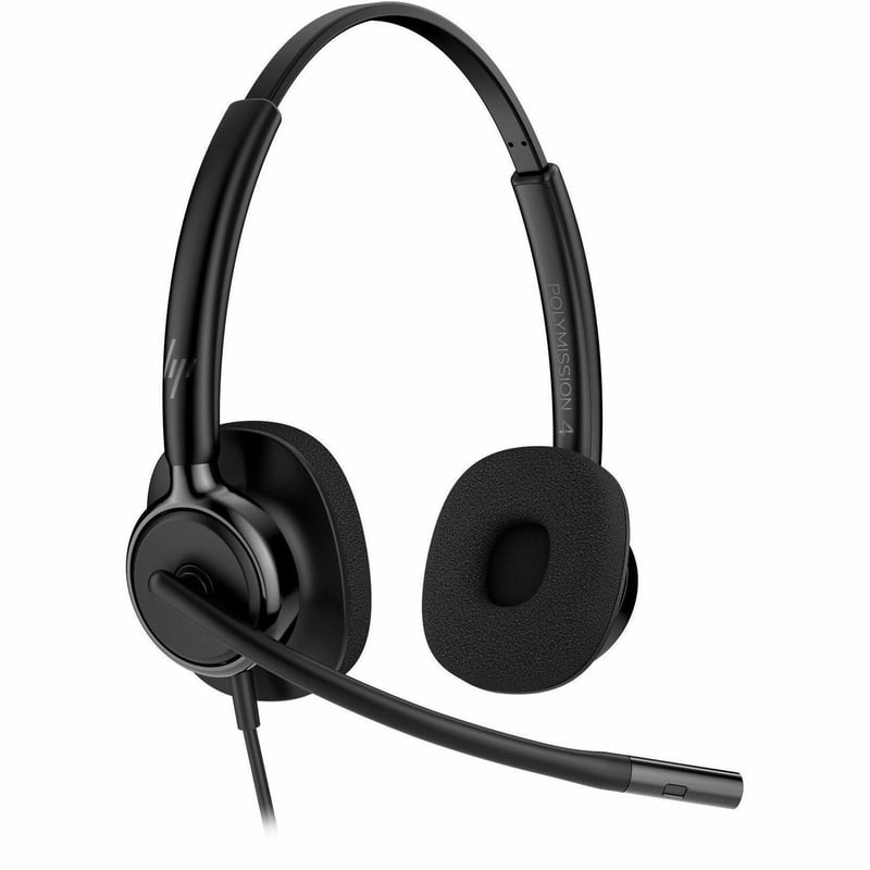 HP POLY MISSION 425 STEREO USB WIRED HEADSET CLASSIC - Thumbnail 1