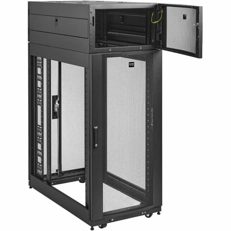 Tripp Lite by Eaton SmartRack 6U Vertical Extension Top Hat for Server Racks - 42 in. Deep Doors & Side Panels Included - Thumbnail 5