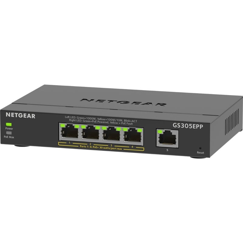 Netgear GS305EPP Ethernet Switch - Thumbnail 2