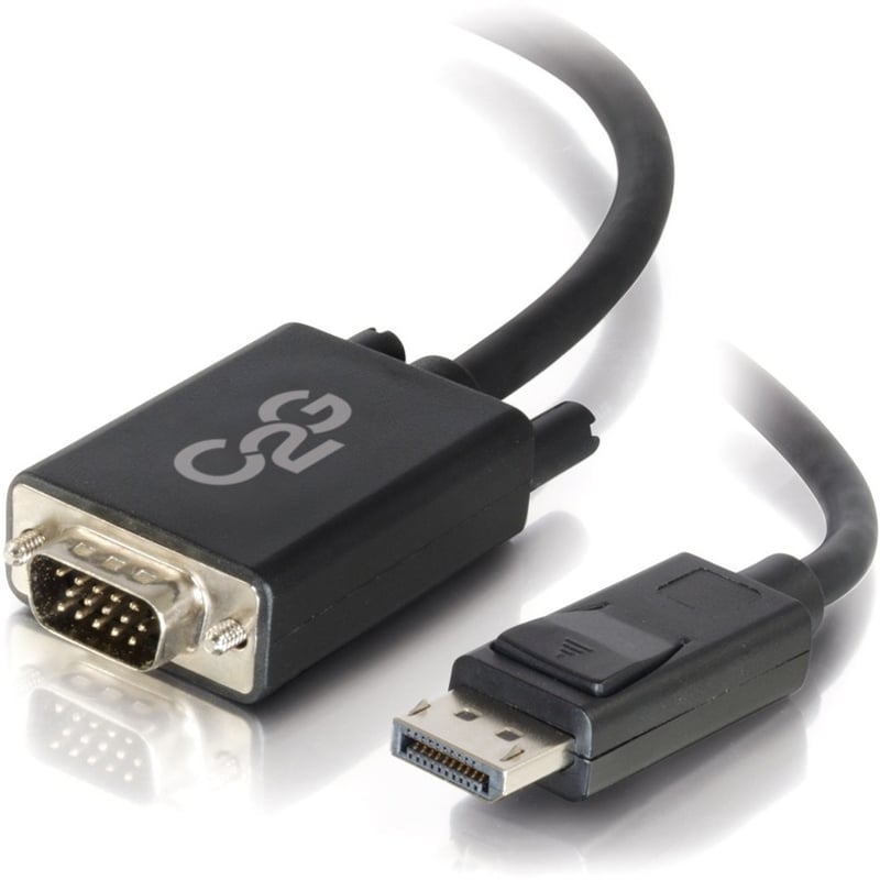 C2G 3ft DisplayPort to VGA Adapter Cable - M/M - Thumbnail 1