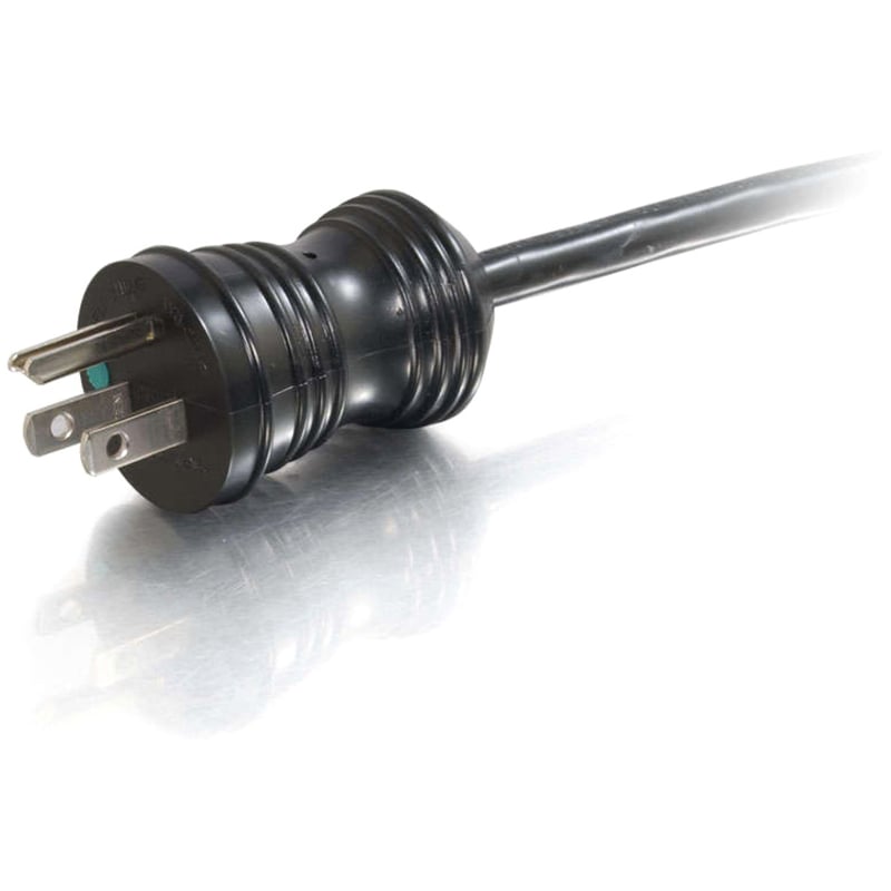 C2G 25ft 14 AWG Hospital Grade Power Cord (NEMA 5-15P to IEC320C13) - Black - Thumbnail 5