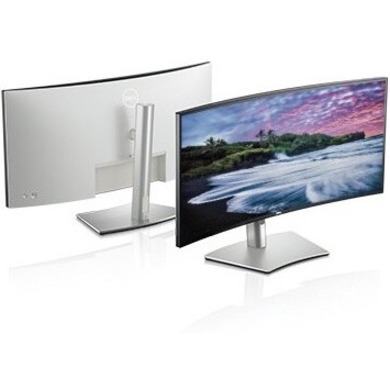 Dell UltraSharp U3421WE 34" Class Curved Screen LCD Monitor - 21:9 - Platinum Silver - Thumbnail 4