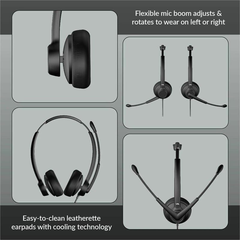 HS STEREO USB AI NC MIC CONTROL POD VOL UP/DOWN MUTE. LED - Thumbnail 5
