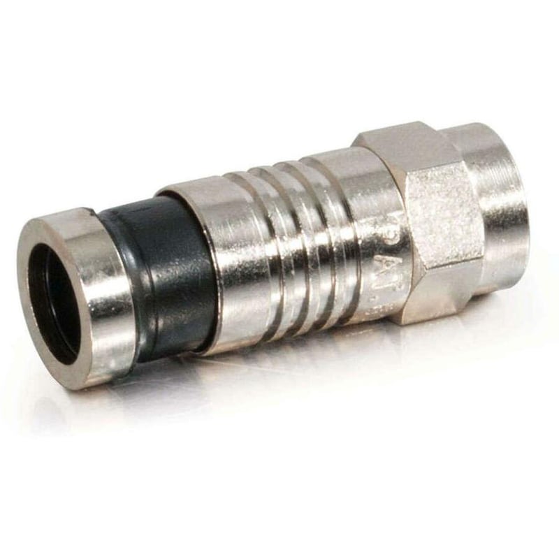 C2G RG59 Compression F-Type Connector with O-Ring - 10pk - Thumbnail 2