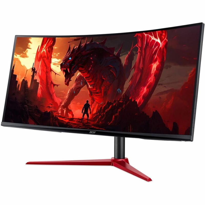 Acer Nitro XZ342CU V 34" Class UW-QHD Gaming LED Monitor - 21:9 - Black - Thumbnail 3