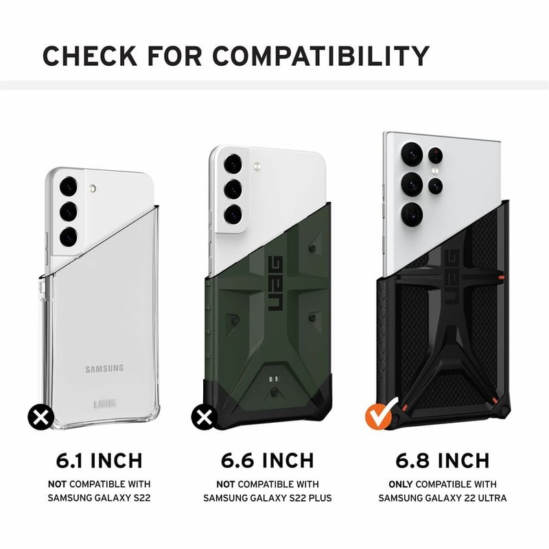 Urban Armor Gear Plasma Series Galaxy S22 Ultra 5G Case - Ice - Thumbnail 5