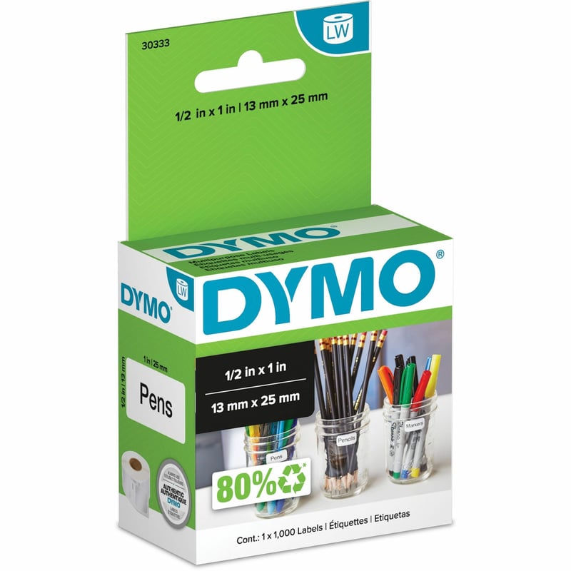 Dymo LW Multi-Purpose Labels 1/2" x 1" - Thumbnail 1