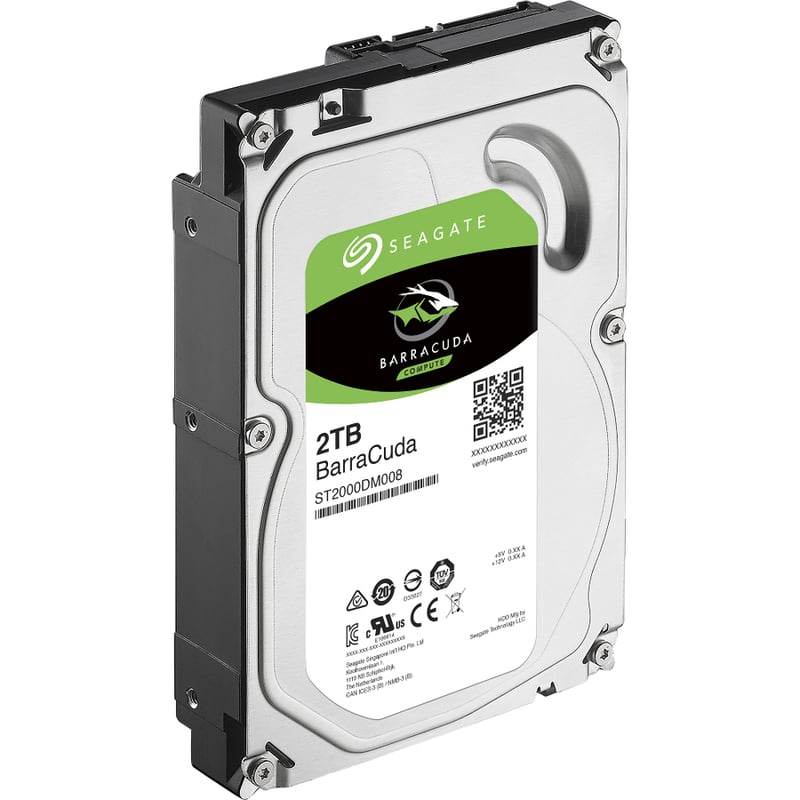 Seagate BarraCuda ST2000DM008 2 TB Hard Drive - 3.5" Internal - SATA (SATA/600) - Thumbnail 4