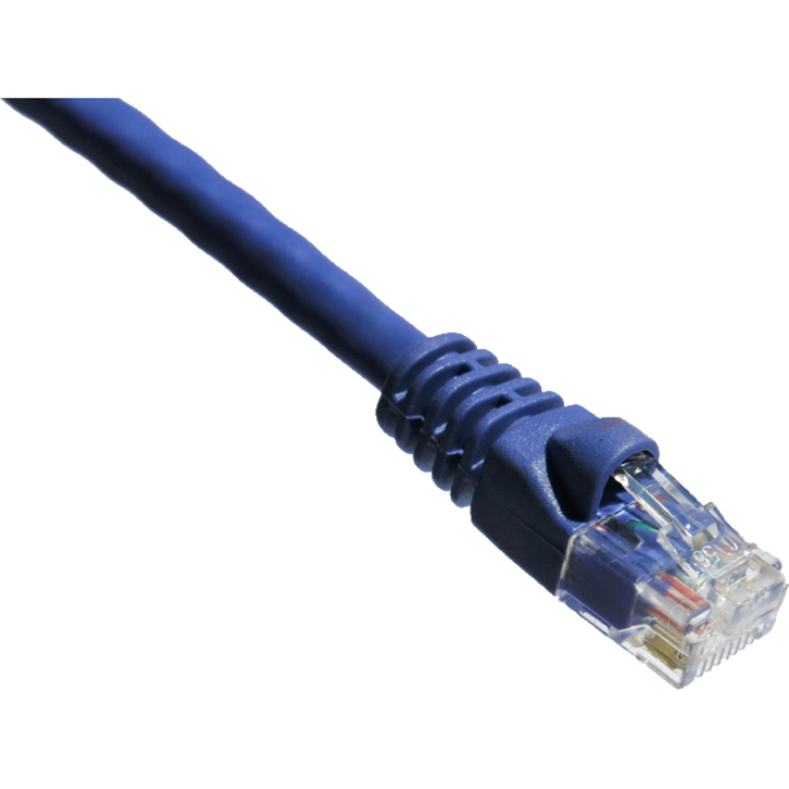 Axiom 5FT CAT6 550mhz Patch Cable Molded Boot (Purple) - Thumbnail 2