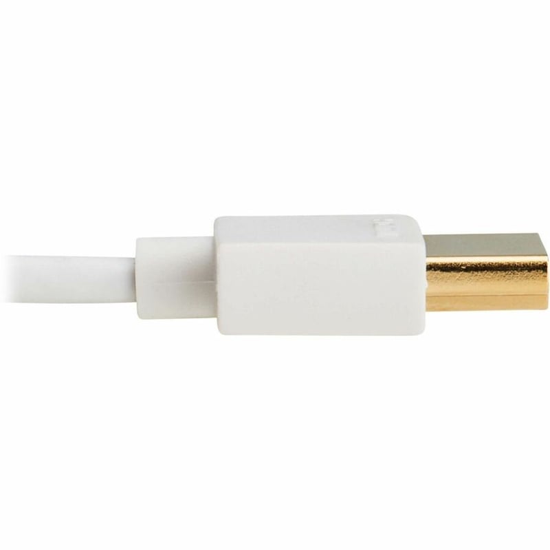 SLIM HDMI CABLE W ETHERNET VIDEO/AUDIO UHD 4K M/M WHITE 10FT - Thumbnail 4