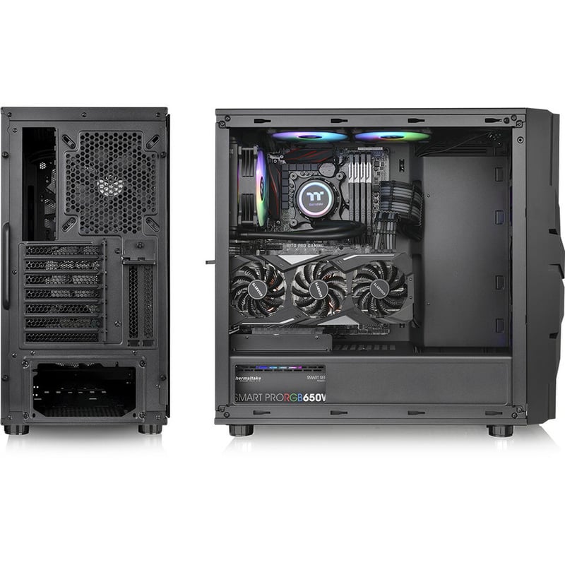 Thermaltake Commander C33 TG ARGB Computer Case with Windowed Side Panel - Thumbnail 3