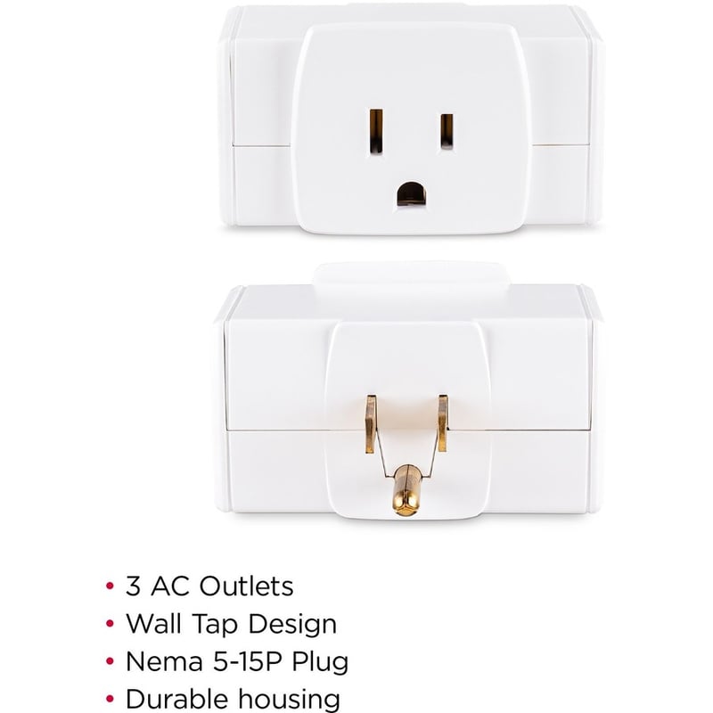 CyberPower GT3WT 3 Sided Outlet Adapter - Thumbnail 3