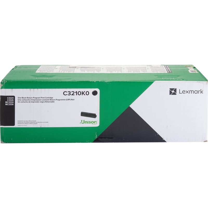 Lexmark Original Laser Toner Cartridge - Black - 1 Each - Thumbnail 2